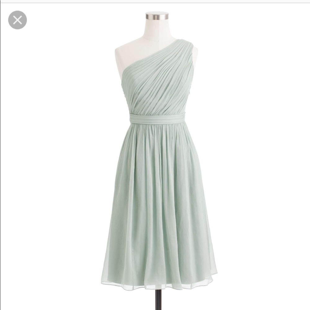 Jcrew chiffon bridesmaid dress size 6 FLASh SALE